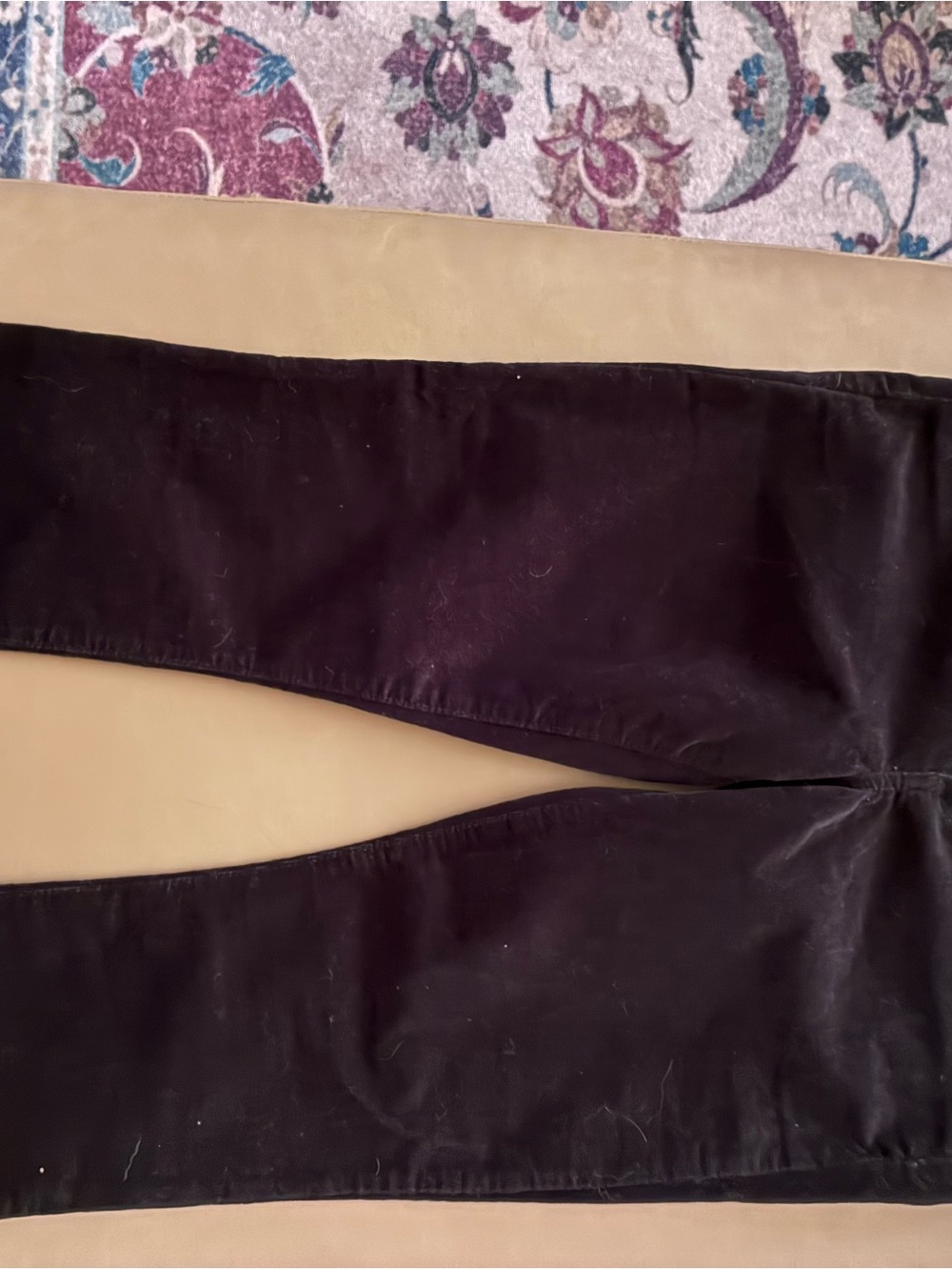GAP Black Velvet Pants size 28 short